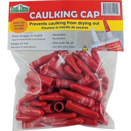 Tool Time Vinyl Caulking Cap, 50-Count CLK50
