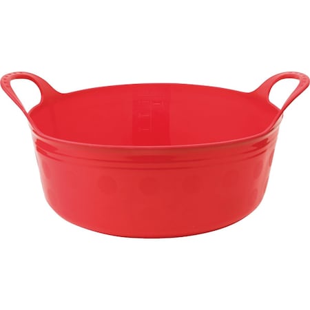 Tuff Stuff Products 5 Qt. Red Plastic Flex Tub F5Q-RD