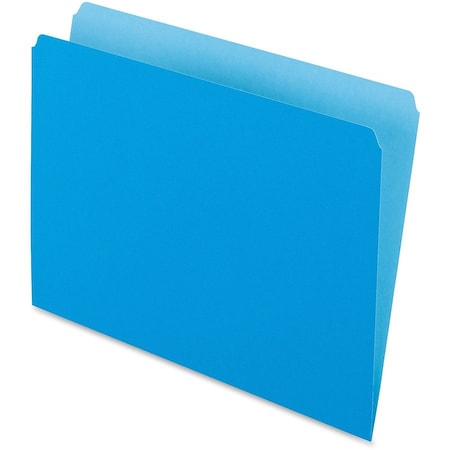 Pendaflex FOLDER, LTR, STRT, SGL, 11PT, BE, 100PK 152BLU