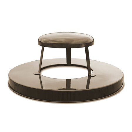 Witt Industries Brown Outdoor, Metal Rain Cap M3601-RCL-BN