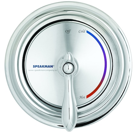 Speakman Pressure Balance Shower Valve Trim, Lever Handle, Polished Chrome CPT-3000