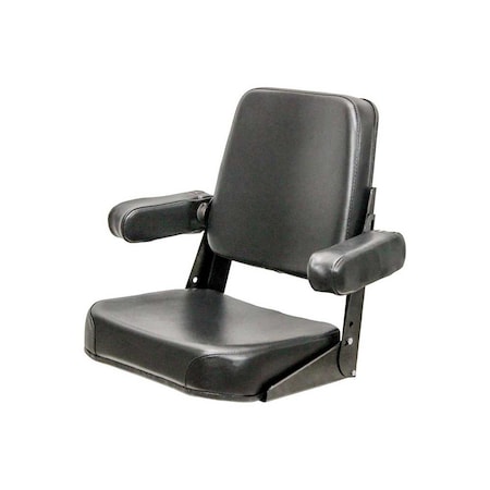 Uni Pro Allis Chalmers Tractor & Bobcat/Case Constr. Equip. Comfort Classic Seat, Black Vinyl 7265