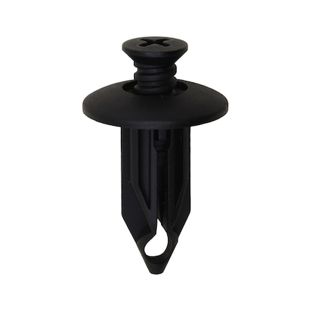 Auveco Push Type Retainer 27/32in Head Diameter 1in Length, 25PK 14998