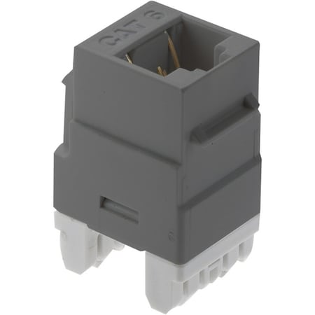 On-Q On-Q RJ45 Cat 6 Keystone Insert, Gray (M20) - This high quality insert is for use in all Keystone Wall Plates WP3460GY