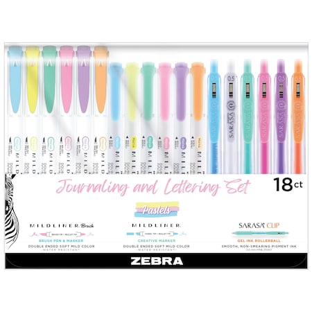 Mildliner Journaling and Lettering Set Pastel Pen 76018
