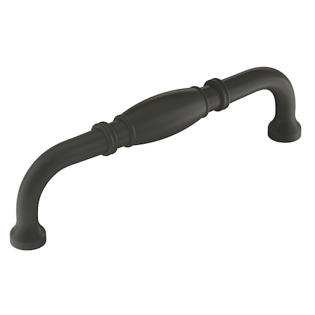 Amerock Granby 5-1/16 in 128 mm Center-to-Center Matte Black Cabinet Pull BP55244FB