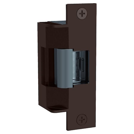 Hes Grade 1 Electric Strike, Field Selectable Safe/Secure, 4-7/8in x 1-1/4in, 12/24 VDC, Dark Oxidize 7501-613E