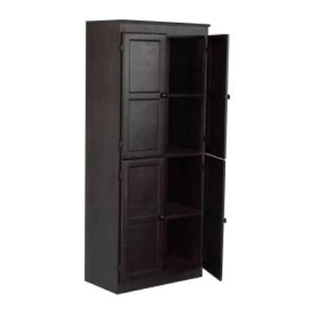 Convenience Concepts Multi-use Storage Cabinet, Espresso Finish 5 Shelves HI935230