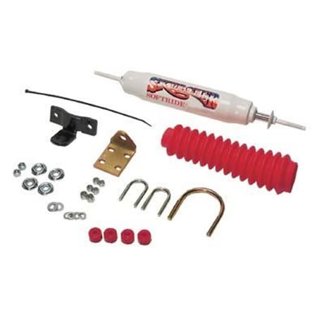 Superjock Steering Stabilizer Single Kit with Red Boot SU1232507