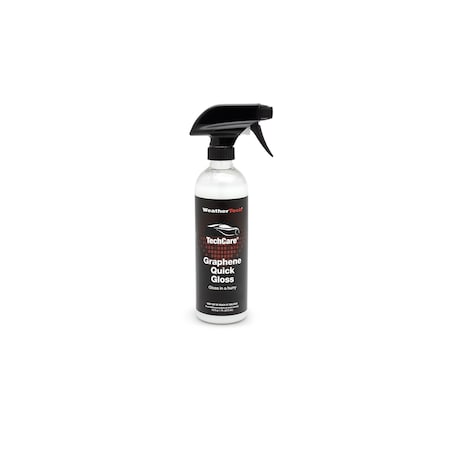 Weathertech TechCare Graphene Quick Gloss - 16oz Bottle, Universal Auto Detailing & Cleaning Products 8LTC71