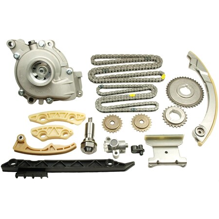 Cloyse Engine Timing Chain Kit With Water Pump, 9-4201SAWP