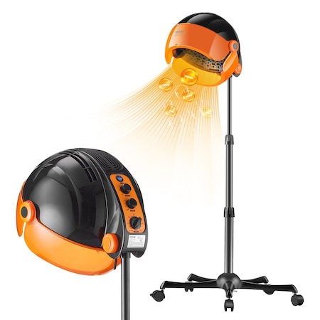 Vevor Ionic Hooded Dryer 1875W Bonnet Hair Dryer 3 Temp Settings & Wind Speed JY-173B
