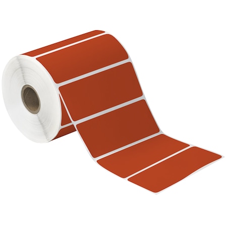 Tape Logic 4 x 1 1/2in Red Desktop Direct Thermal Label, 12PK THD312