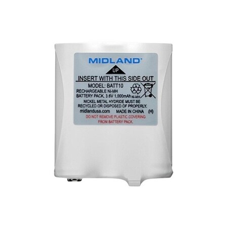 Midland Radio SKU#:807T20, MFR#:AVP13,1000mAh AVP13