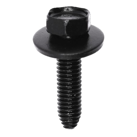 Auveco 6-1.0 x 25mm Hex Head Sems 17mm O.D. - Phosphate, 50PK 12065