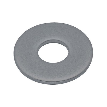 Zoro Select Flat Washer, For Screw Size M10 , PVC Not Applicable Finish, 10 PK WASBM10RPVC