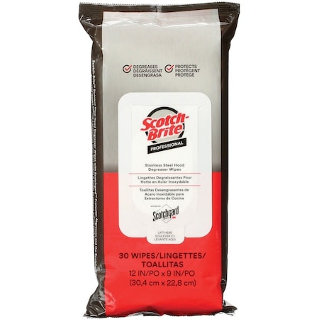 Scotch-Brite Wet Cleaning Wipes, Soft Pack, White SS-WIPES