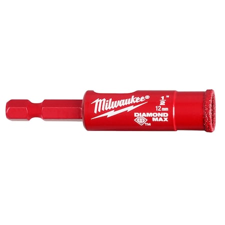 Milwaukee Tool 1/2" DIAMOND MAX Hole Saw Bit 49-56-0511