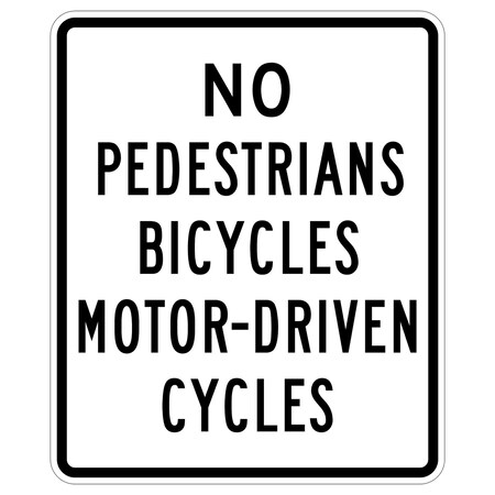 Sign Solutions Usa Traffic Sign, 30 in Width, Aluminum Sign, Vertical Rectangle DUS06DWT3036R5-10A