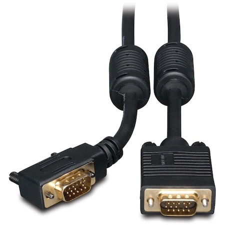 Tripp Lite Coax Cable, VGA, HD15 M/M, Monitor, RGB, 6ft P502-006-RA