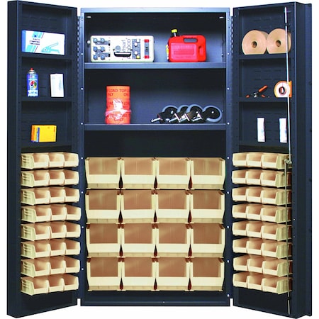 Quantum Storage Systems STORAGE CABINET W/32 IVORY BINS QSC-32-2S-6DSIV