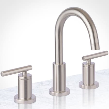 Miseno Mia Widespread Bathroom Faucet, Nickel MNO1343LZBN