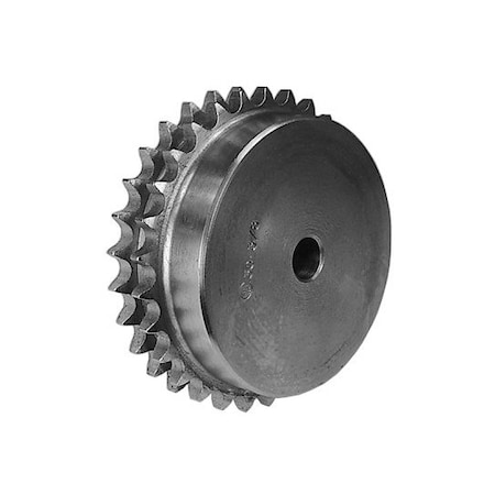 Pti Stock Bore Sprocket, 24B, 17 Teeth, 25 mm Bore 24B-2-17B