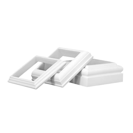 Dixie Pacific 6 in. Sq F/G Cap/Base Set 5139C