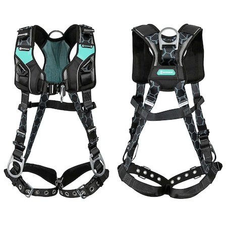 Safewaze Contour Full Body Harness: 3D, QC Chest, FD, TB Legs (S) 025-1657