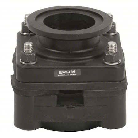 Banjo Bulkhead Fitting, EPDM, 4 3/8"L, Poly MBF220BD