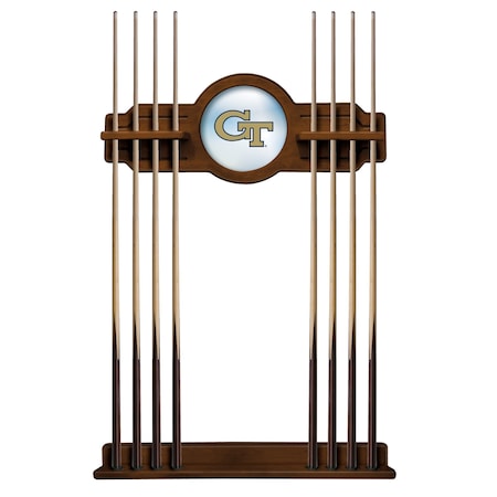 Holland Bar Stool Co Georgia Tech Cue Rack in Chardonnay Finish CueChrdGATech