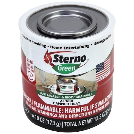 Sterno Cooking Fuel, 12.2 oz, 2.25 hr Burn Time 20366