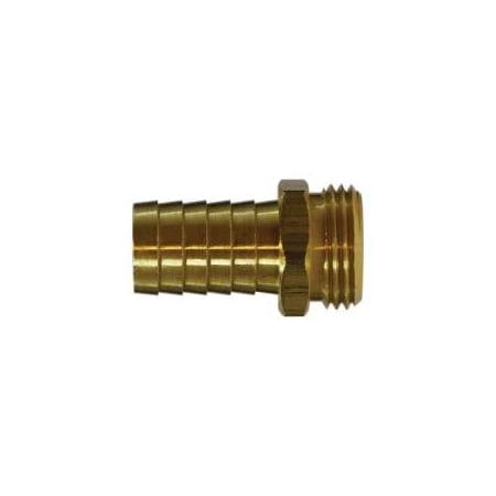 Midland Industries ADAPTER HEX END MALE STR 5/8IN 3/4IN MGH 30041