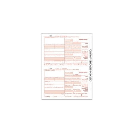 Adams Tax Form, 11" L, 8 1/2" W, 4-Part, 24PK 22983