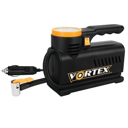 Performance Tool 12V Tire Inflator, Portable Air Compressor LED Light, Gauge W7900