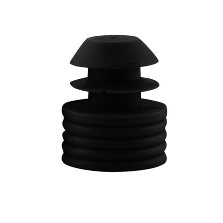 Biospec Products Replacement Black Silicone Caps, 100 per Package fit SKU 163280, 100PK 163280C