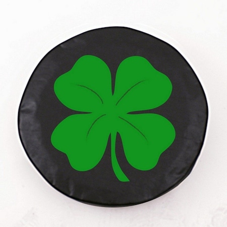 Holland Bar Stool Co 33" x 12-1/2" 4-Leaf Clover Tire Cover TCZ4LfClvBK