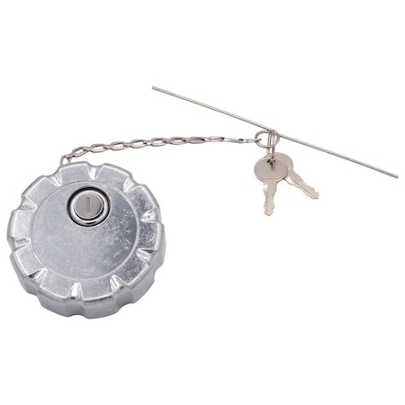 Mytee Products 3inLocking Fuel Tank Cap Fit w/VNL Heavy Duty Truck Replace 20511590, VOL20770691 FTC-3-CH-8-LO