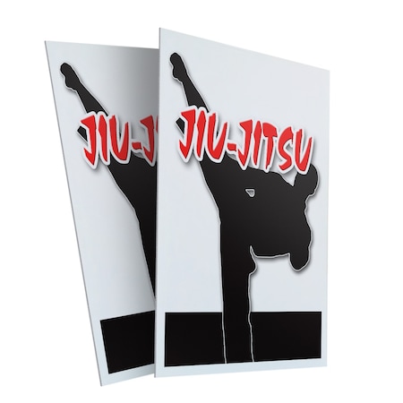 Signmission Jiu-jitsu, Plastic Signs Only 24 Inch x 36 Inch, Corrugated Plastic, 2PK CSB-2436-2PACK-Jiu-jitsu