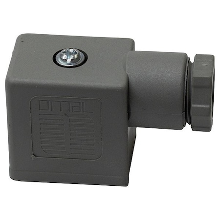 Numatics Solenoid Coil Connector, 2 Pin, Plug-In 230-363