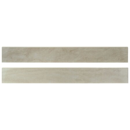 Msi Praia Crema 3in X 24in Polished Porcelain Bullnose Wall Tile, PK30 ZOR-PT-TR-0226
