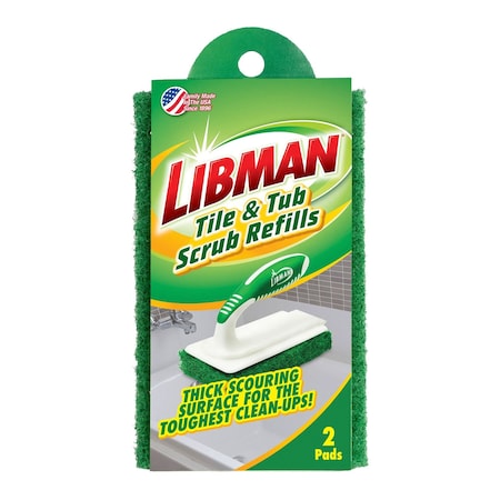 Libman Commercial Title and Tub Scrub Refills 1151