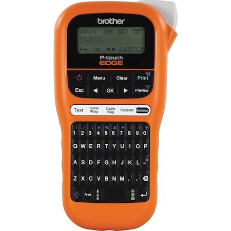 Brother Industrial Handheld Labeling Tool Kit, Portable, Laminate Label Printer, Hard Case PTE110
