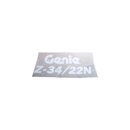 Genie REPLACEMENT DECAL COSM Z-34 62933