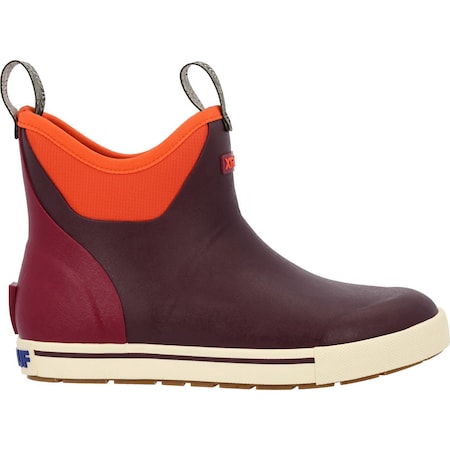 Xtratuf Women's Camp Fleece Lined Ankle Deck Boot, Fig Neon Flare, Size 9 XWADBC50