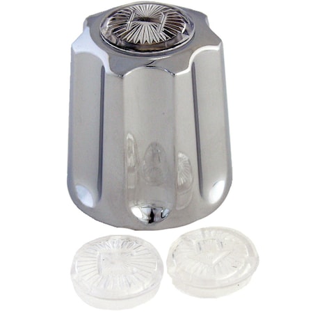 Westlake Pipe & Fittings Universal Round Large Tub & Shower Handle Kit 01-6001MB