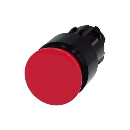 Siemens Mushroom pushbutton, 22 mm, round, plastic, red, 30 mm, latching 3SU1000-1AA20-0AA0