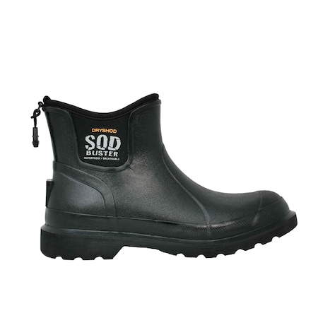 Dryshod Women's Sod Buster Outdoor, Landscaping Work Boots, Ankle Height, Rubber, Waterproof, Black, Size 6 SDB-WA-BK-006