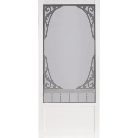 Screen Tight Springview 36'' Wx80'' Hx1'' Thick Wht Vinyl Screen Door SPR36