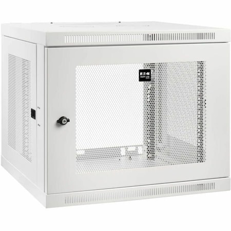 Eaton Tripp Lite Series SmartRack 9U Low-Profile Switch-Depth-Plus Wall-Mount Mini Rack Enclosure, White SRW9UDPW